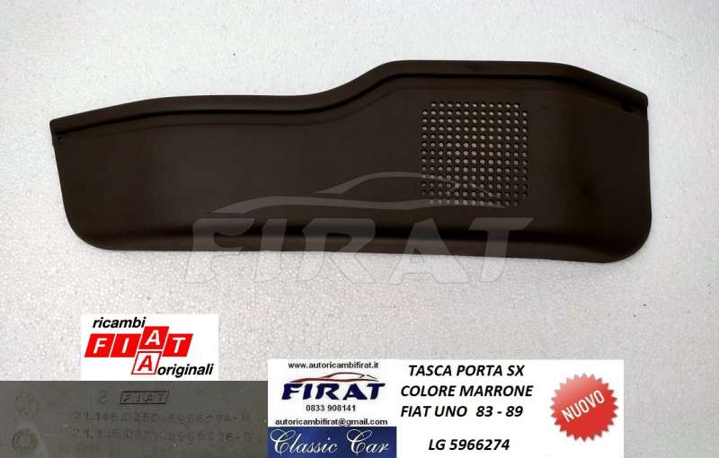 TASCA PORTA FIAT UNO 3 PORTE 83 - 89 SX MARRO' ORIG. (5966274)